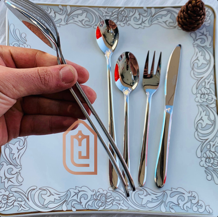 سرویس قاشق و چنگال زولینگن ( سولینگن) آلمان اصل تمام نقره ای براق Solingen German