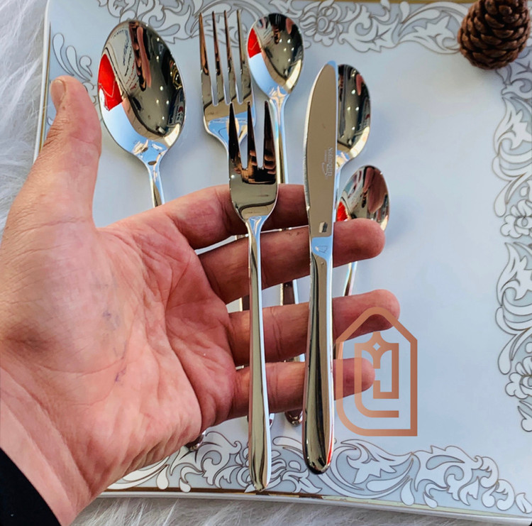 سرویس قاشق و چنگال زولینگن ( سولینگن) آلمان اصل تمام نقره ای براق Solingen German