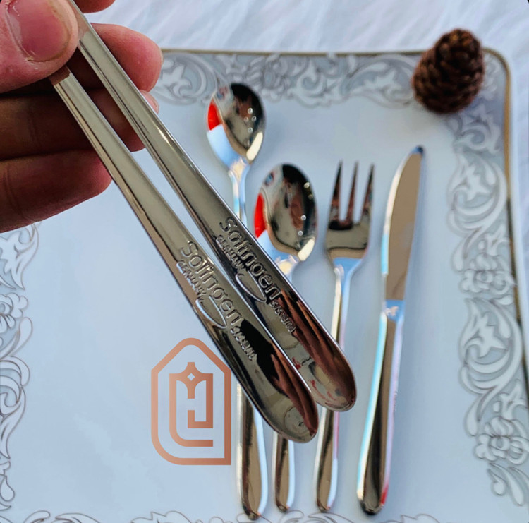 سرویس قاشق و چنگال زولینگن ( سولینگن) آلمان اصل تمام نقره ای براق Solingen German