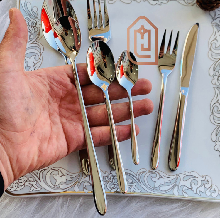 سرویس قاشق و چنگال زولینگن ( سولینگن) آلمان اصل تمام نقره ای براق Solingen German