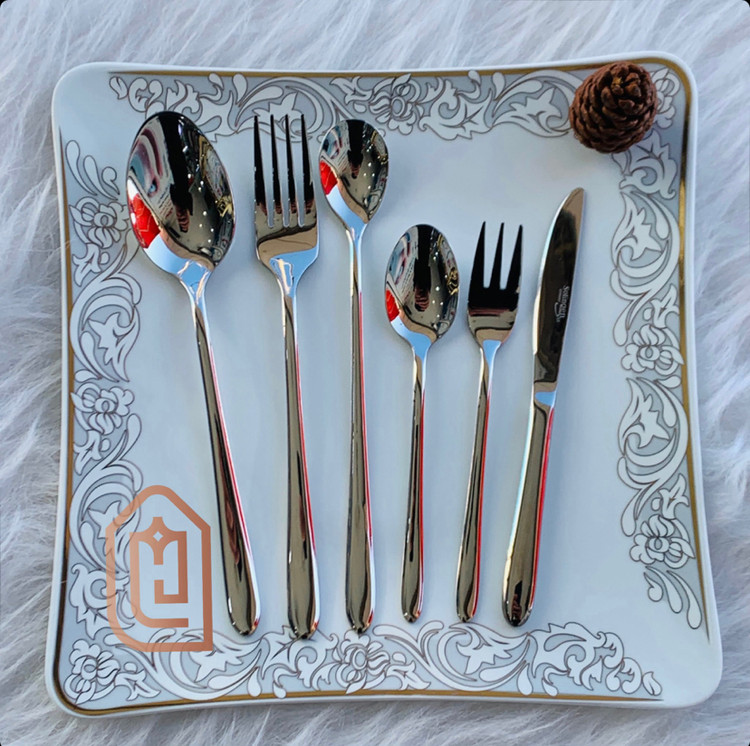 سرویس قاشق و چنگال زولینگن ( سولینگن) آلمان اصل تمام نقره ای براق Solingen German
