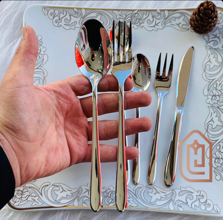 سرویس قاشق و چنگال زولینگن ( سولینگن) آلمان اصل تمام نقره ای براق Solingen German