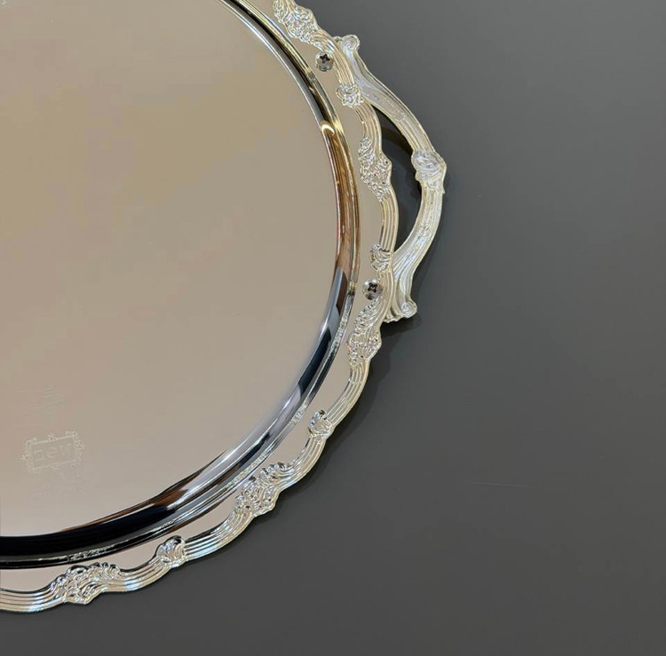 سینی پذیرایی دایرە بوستان دو تیکه برند زیو هوم Zew Home 97901s